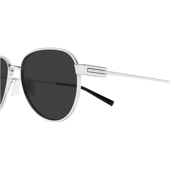 NWT Yves Saint Laurent SL-772 Silver 53mm Sunglasses